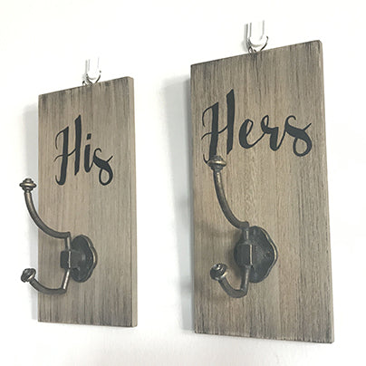 His and Her Wall Hook