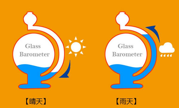 Galileo Galilei Thermometer and Barometer