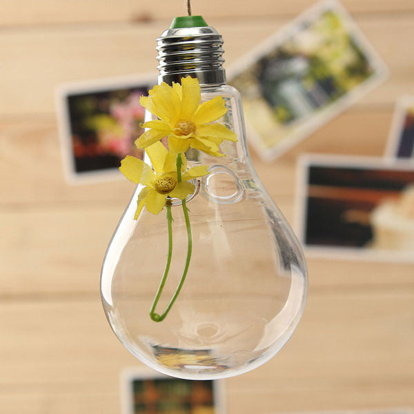 Bulb Shape Hanging Flower Vase