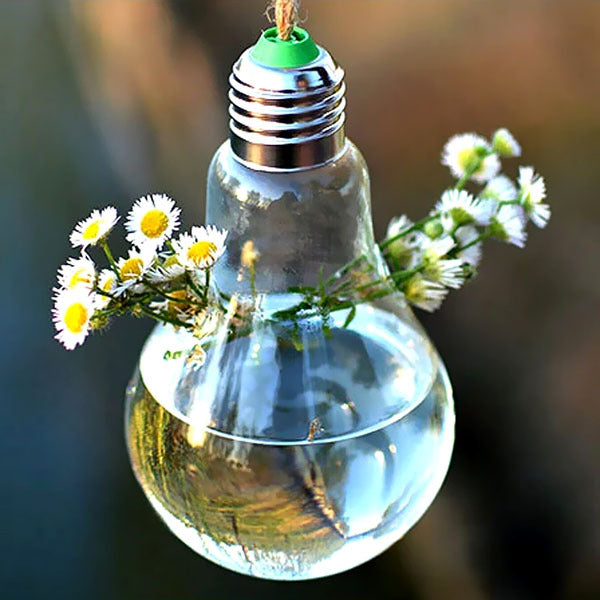 Bulb Shape Hanging Flower Vase