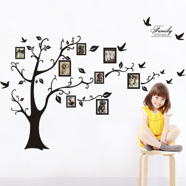Family Tree Photo Frame Wall Decal
