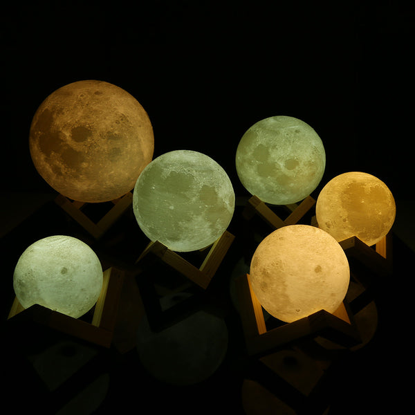 3D Moon Color Change Lamp