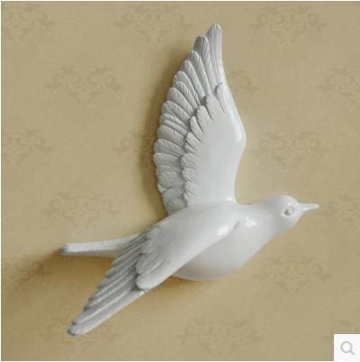 Creative Wall Stick-On Resin Bird