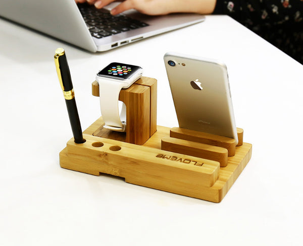 Natural Genuine Wooden Charging Dock