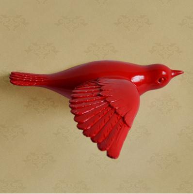 Creative Wall Stick-On Resin Bird
