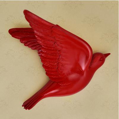 Creative Wall Stick-On Resin Bird