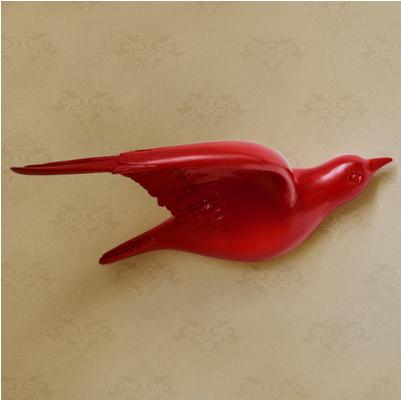 Creative Wall Stick-On Resin Bird