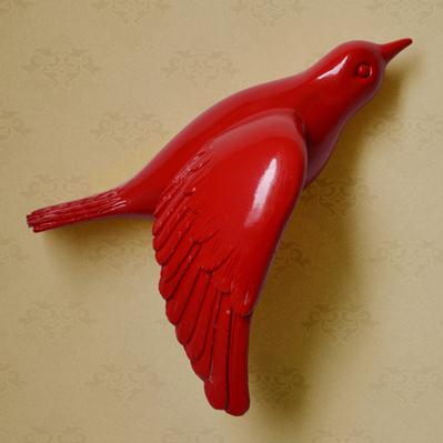 Creative Wall Stick-On Resin Bird