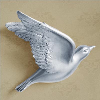 Creative Wall Stick-On Resin Bird