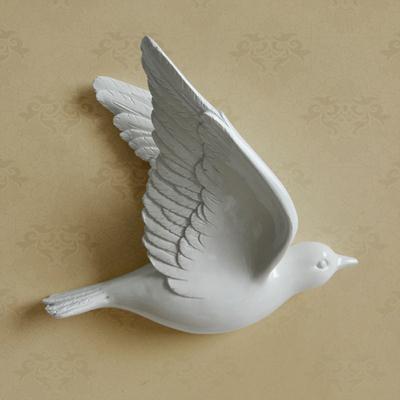 Creative Wall Stick-On Resin Bird