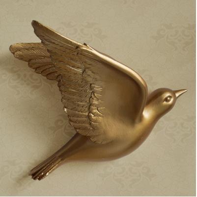 Creative Wall Stick-On Resin Bird